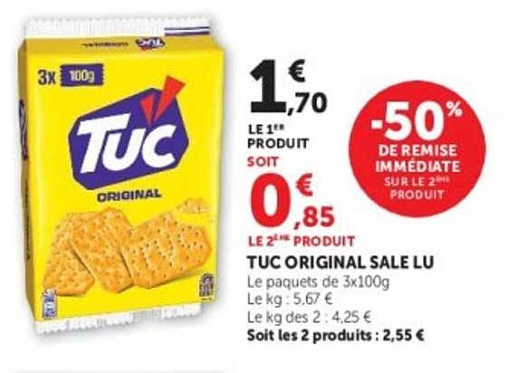 TUC ORIGINAL SALE LU