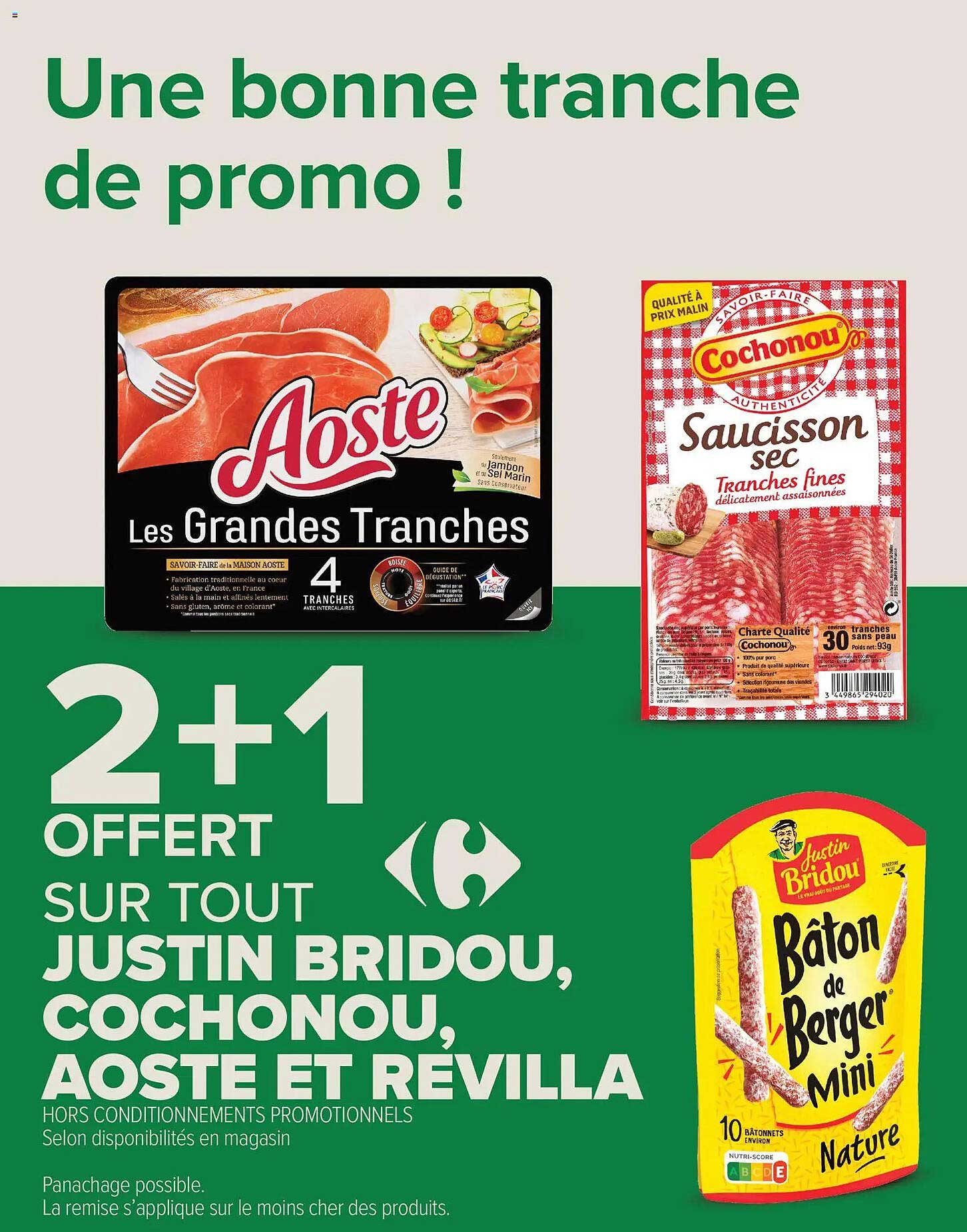 Une bonne tranche de promo !