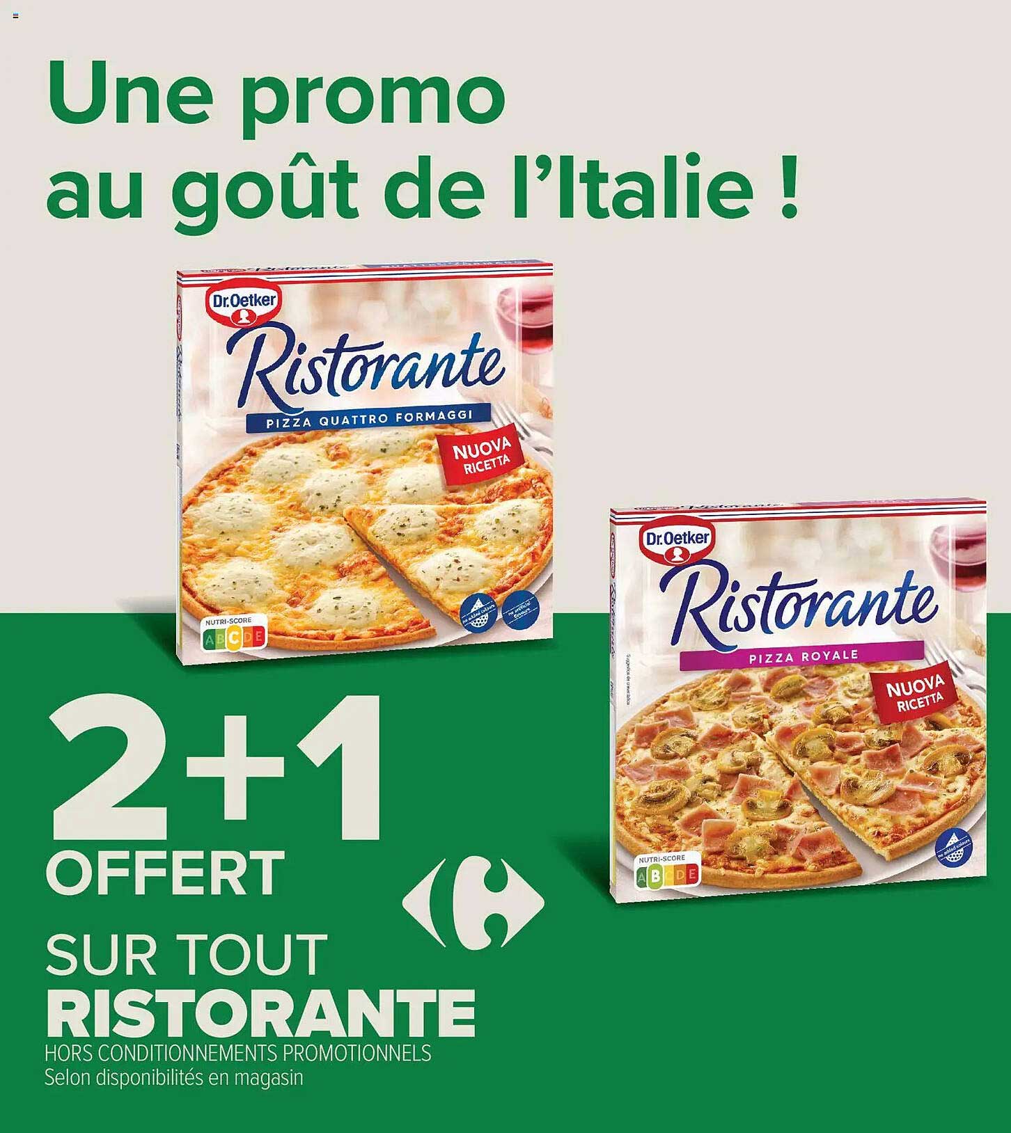 Une promo au goût de l’Italie !