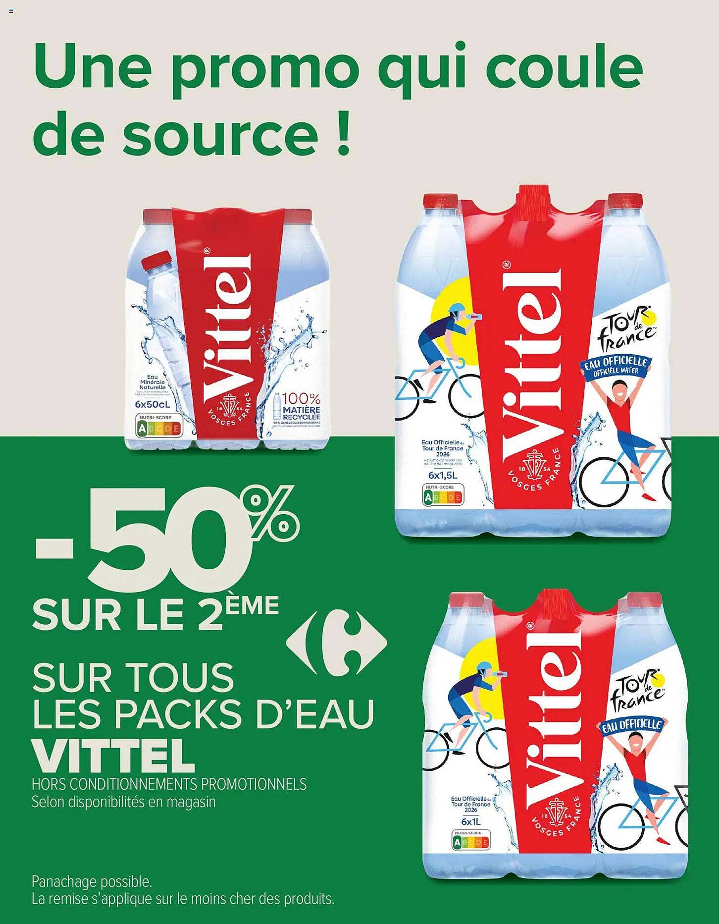 Une promo qui coule de source !