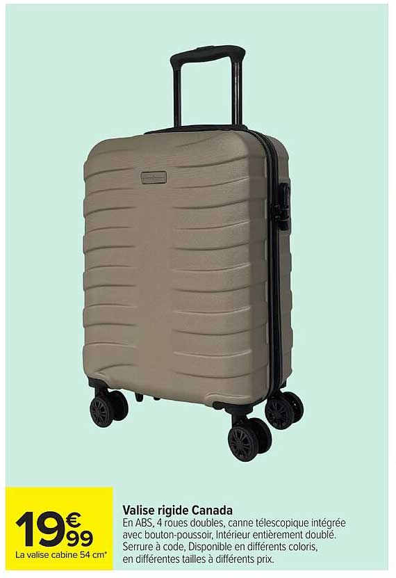 Valise rigide Canada