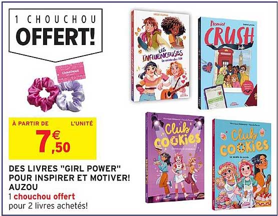 1 CHOUCHOU OFFERT!