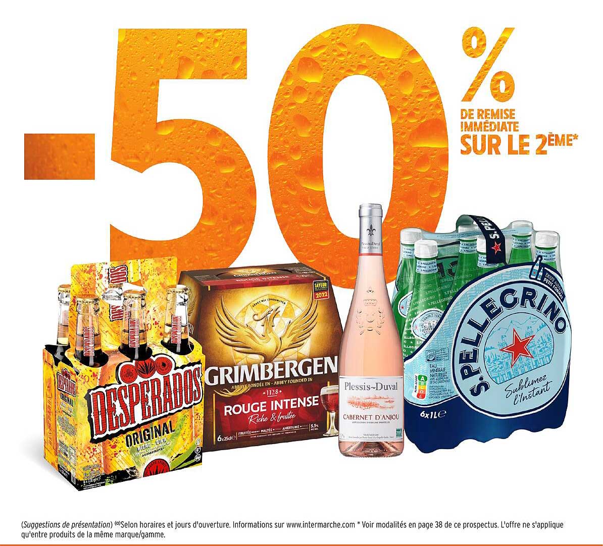 -50% de remise immédiate sur le 2ème*