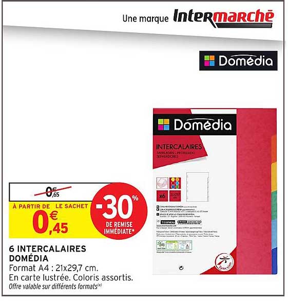 6 INTERCALAIRES DOMÉDIA