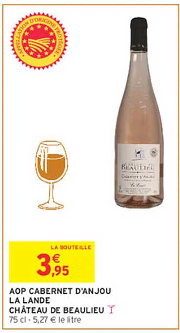 AOP CABERNET D'ANJOU LA LANDE CHÂTEAU DE BEAULIEU
