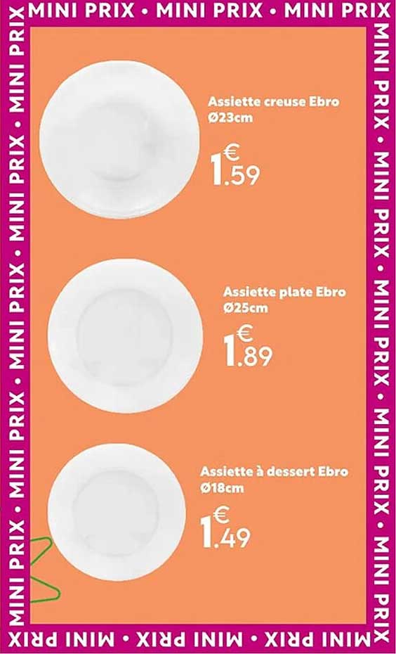 Assiette creuse Ebro Ø23cm