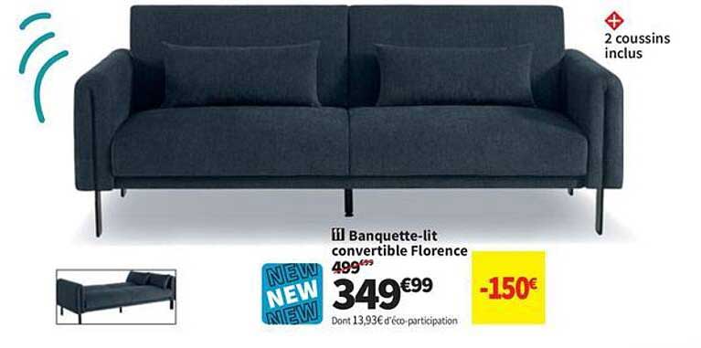 Banquette-lit convertible Florence