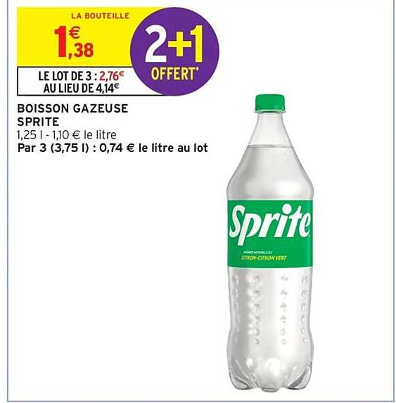 BOISSON GAZEUSE SPRITE