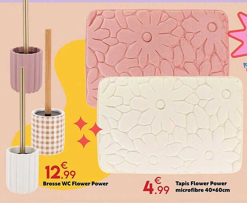 Brosse WC Flower Power