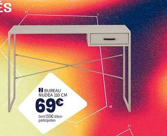BUREAU NUDEA 110 CM