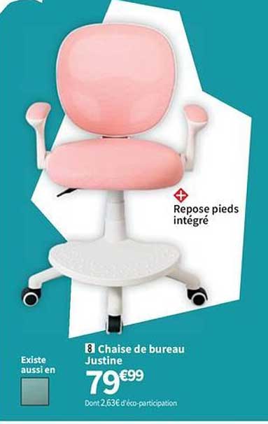 Chaise de bureau Justine
