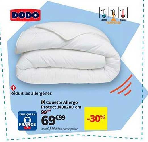 Couette Allergo Protect 140x200 cm