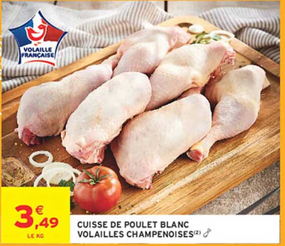 CUISSE DE POULET BLANC VOLAILLES CHAMPENOISES