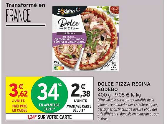 DOLCE PIZZA REGINA SODEBO