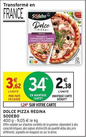 DOLCE PIZZA REGINA SODEBO