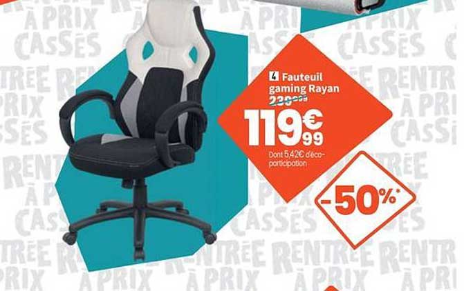 Fauteuil gaming Rayan