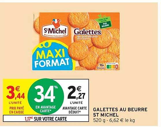 GALETTES AU BEURRE ST MICHEL