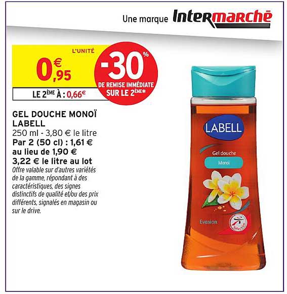 GEL DOUCHE MONOÏ LABELL