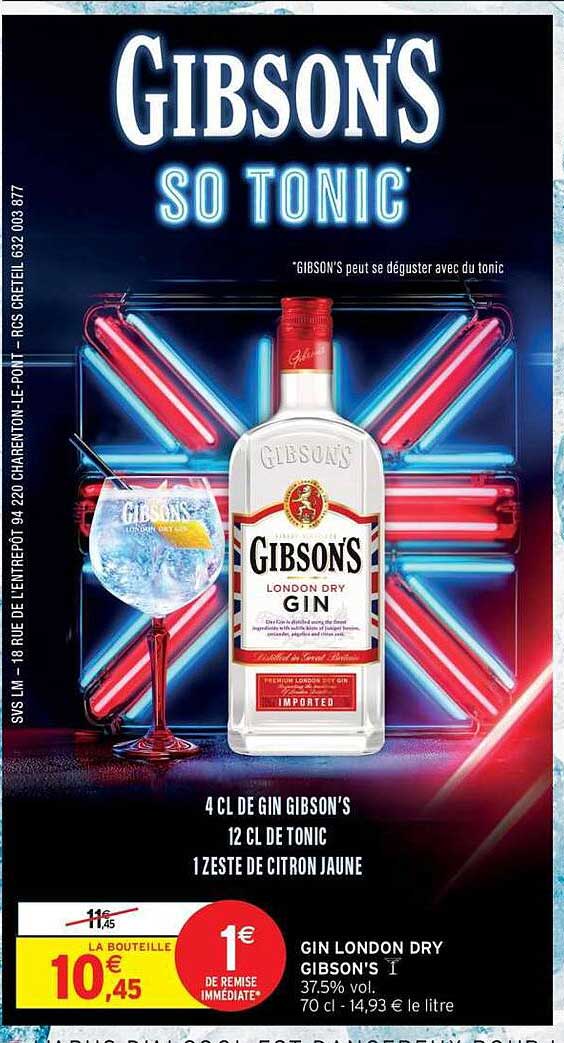 GIBSON'S SO TONIC