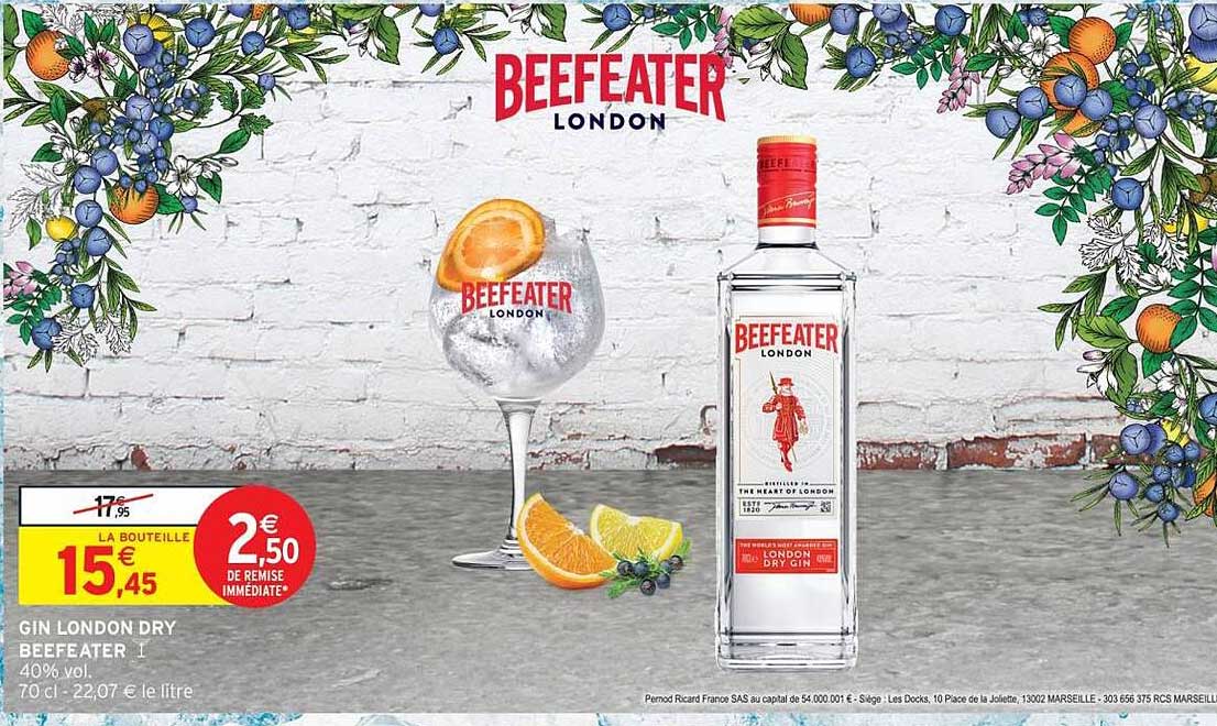 Gin London Dry Beefeater
