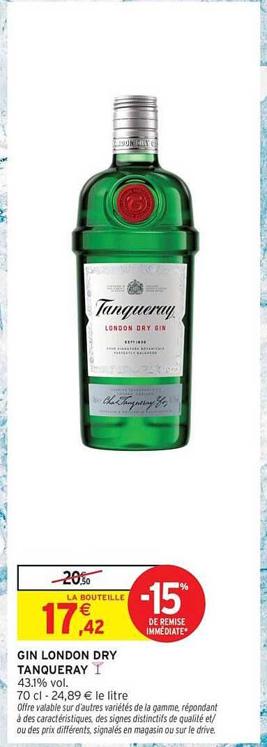GIN LONDON DRY TANQUERAY