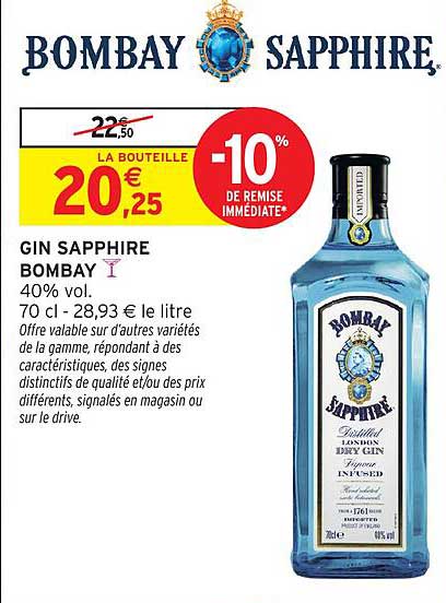 GIN SAPPHIRE BOMBAY