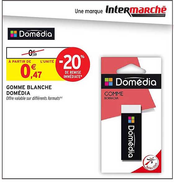 GOMME BLANCHE DOMÉDIA