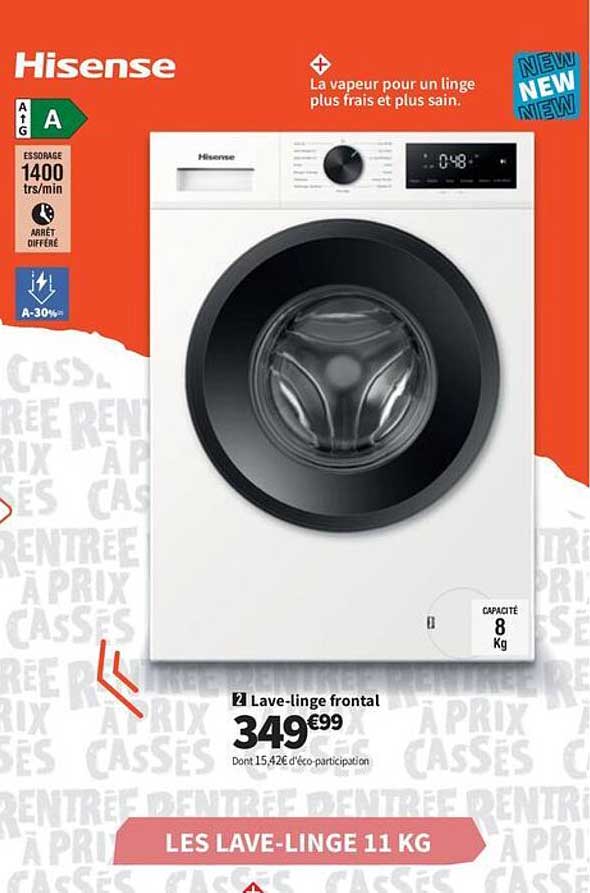 Hisense Lave-linge frontal