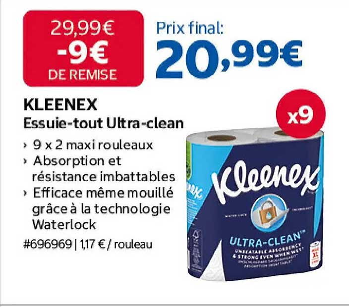 KLEENEX Essuie-tout Ultra-clean