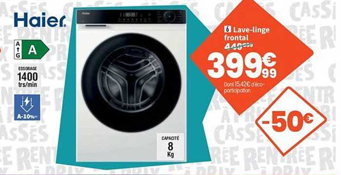 Lave-linge frontal