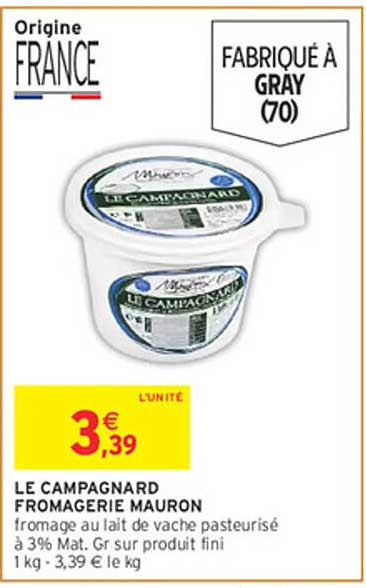 LE CAMPAGNARD FROMAGERIE MAURON
