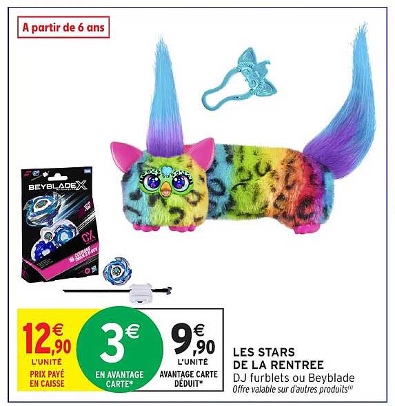 LES STARS DE LA RENTREE DJ furblets ou Beyblade