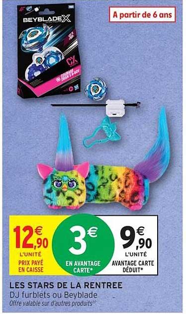 LES STARS DE LA RENTREE DJ Furblets ou Beyblade