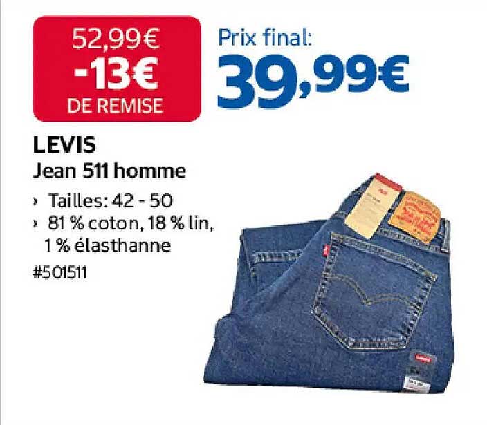 LEVIS Jean 511 homme