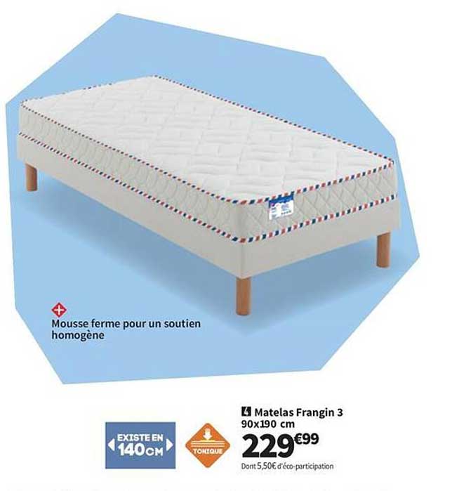 Matelas Frangin 3 90x190 cm