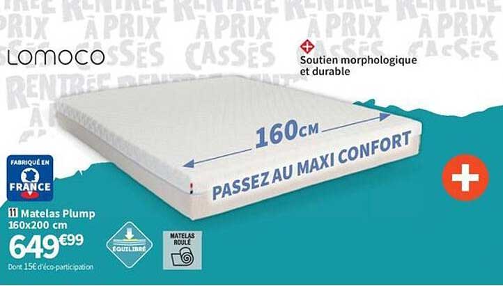 Matelas Plump 160x200 cm