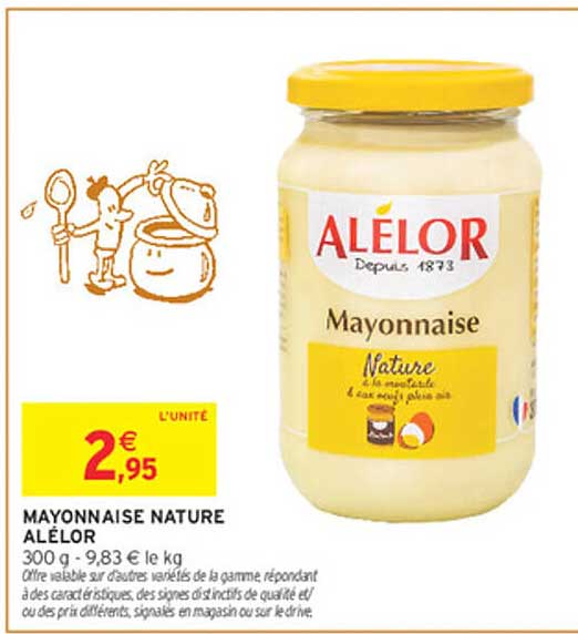 MAYONNAISE NATURE ALÉLOR