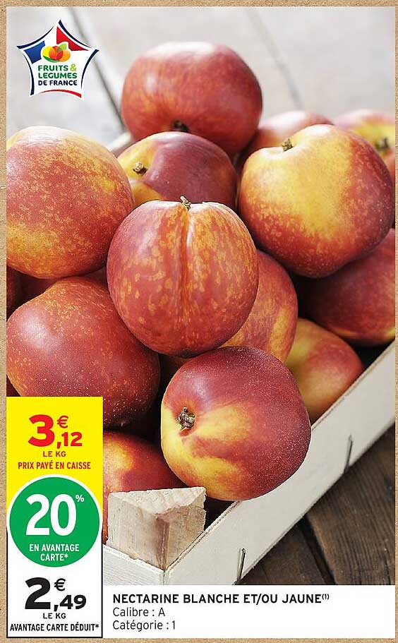 NECTARINE BLANCHE ET/OU JAUNE(1)