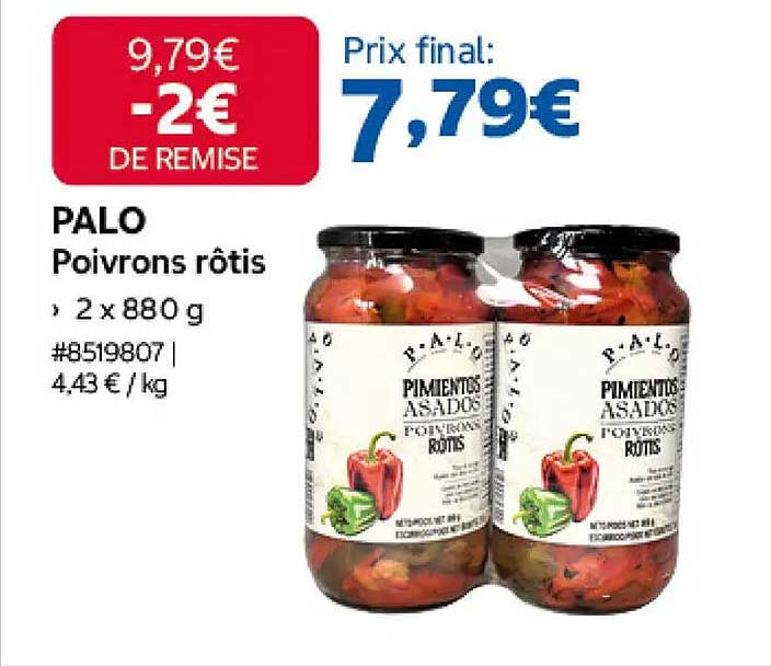PALO Poivrons rôtis