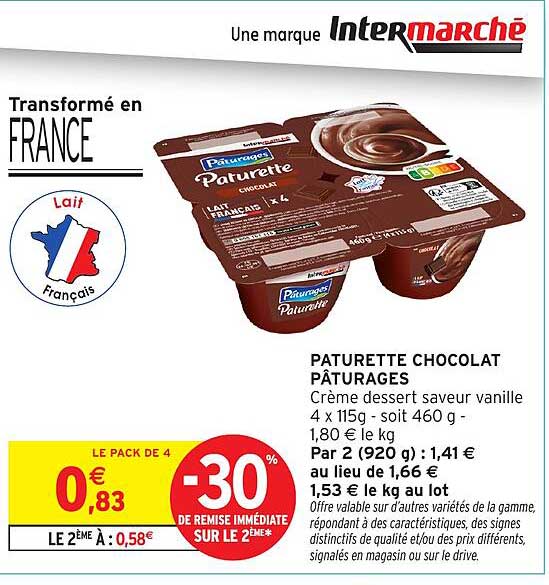 PATURETTE CHOCOLAT PÂTURAGES