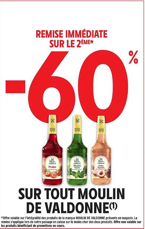 REMISE IMMÉDIATE SUR LE 2ÈME*
