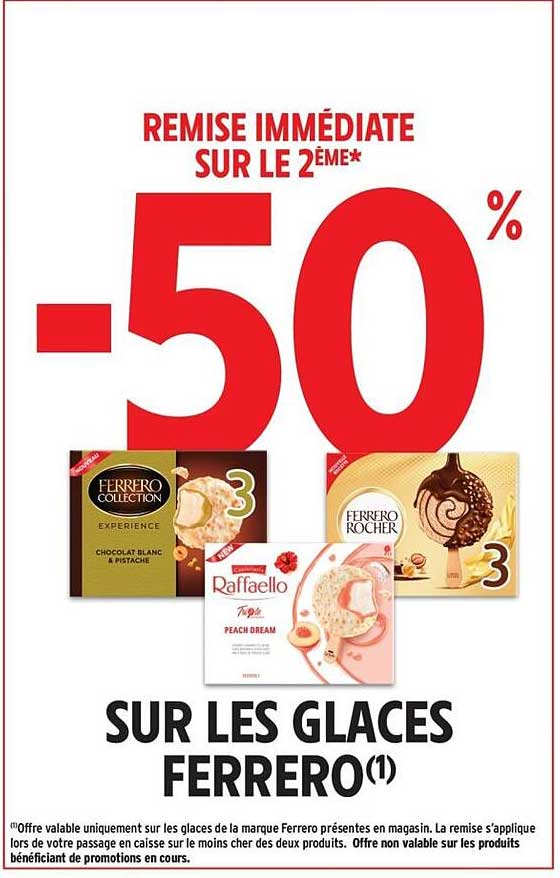 REMISE IMMÉDIATE SUR LE 2ÈME*
