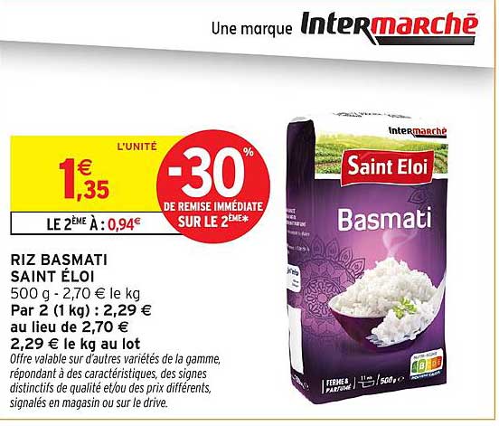 RIZ BASMATI SAINT ELOI