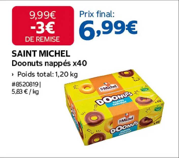 SAINT MICHEL Donuts nappés x40