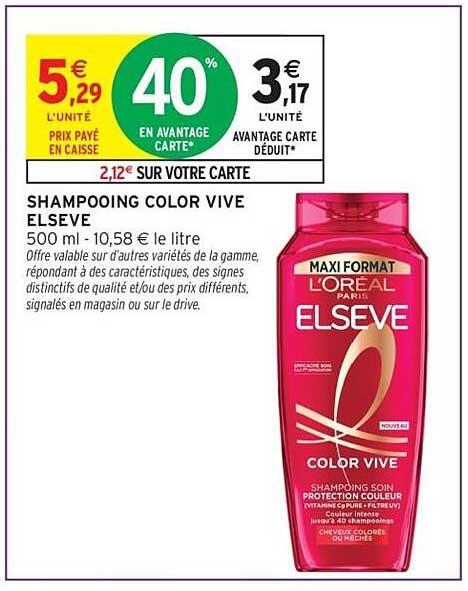 SHAMPOOING COLOR VIVE ELSEVE