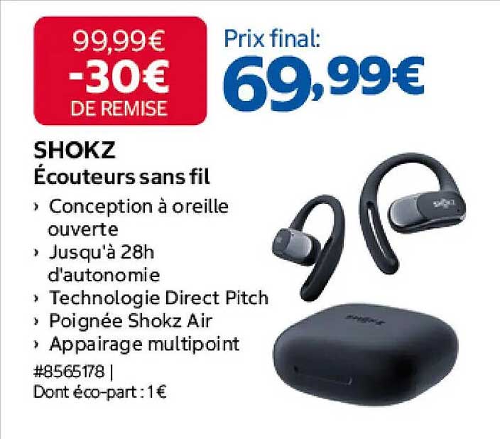 SHOKZ Écouteurs sans fil