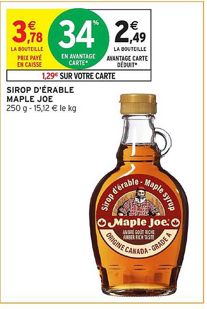 SIROP D'ÉRABLE MAPLE JOE