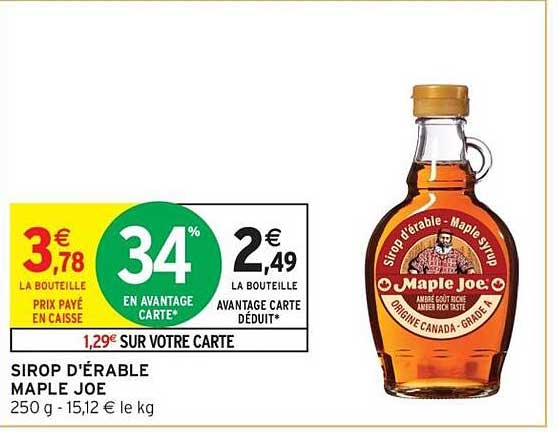 SIROP D'ÉRABLE MAPLE JOE