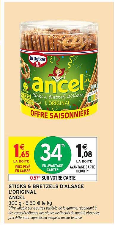 sticks & bretzels d'alsace l'original àncel