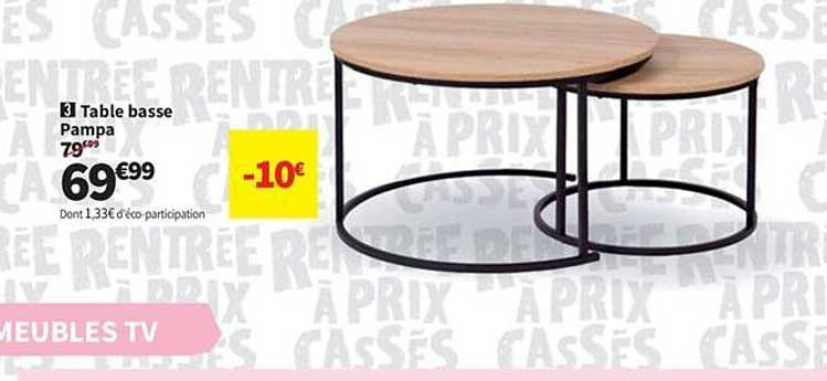 Table basse Pampa